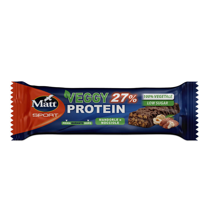 Veggy Protein Sport. 27% di proteine, 100% vegetale.