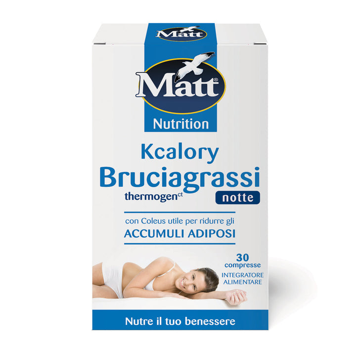 KCalory Bruciagrassi thermogen Notte. Riduce gli accumuli adiposi