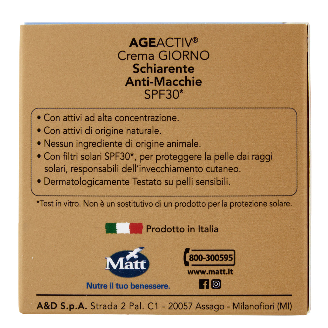 Crema Giorno Schiarente Anti-Macchie SPF30