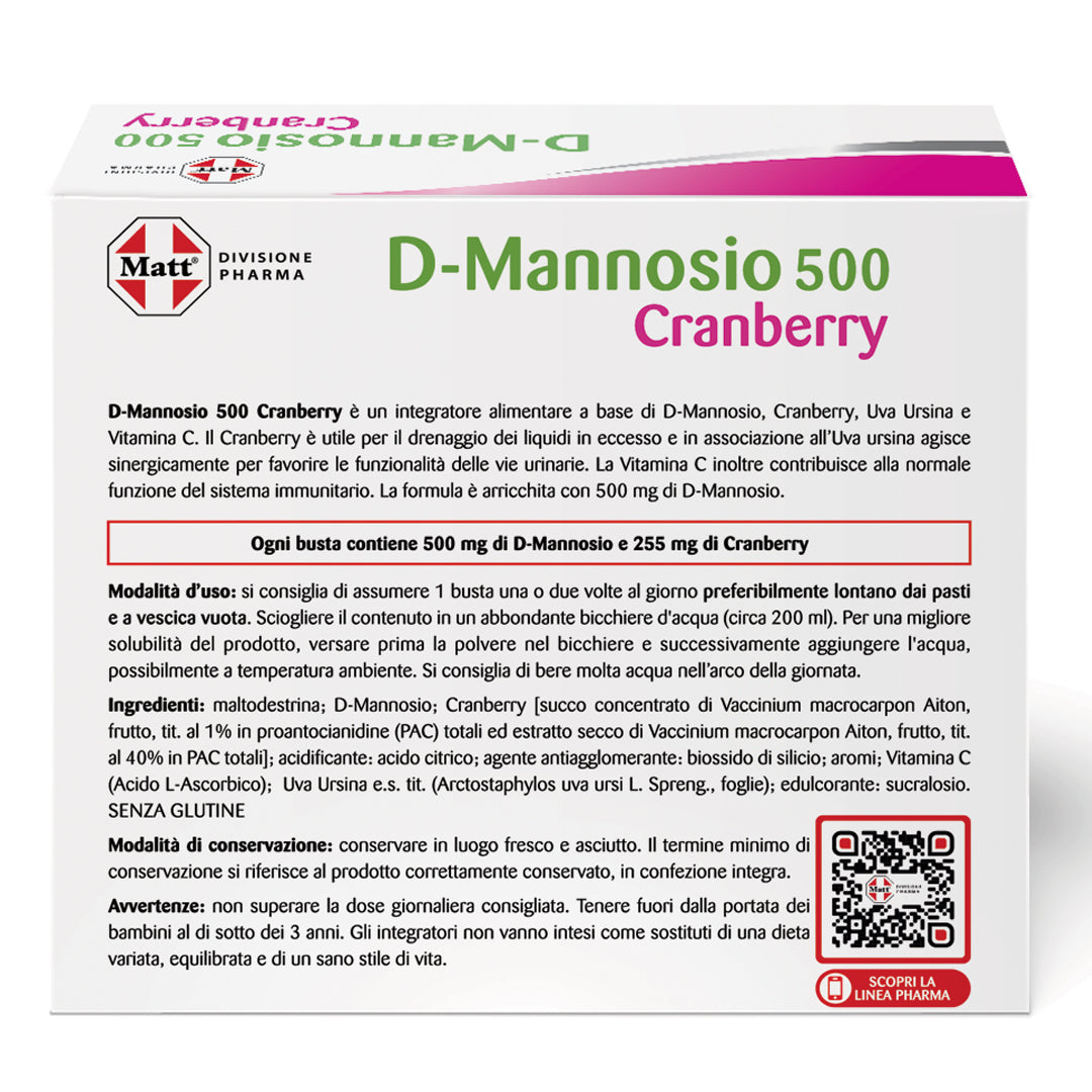 D-Mannosio 500 Cranberry