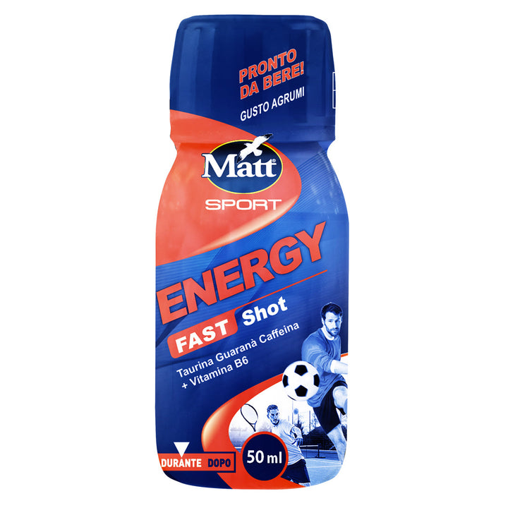 Energy Fast Shot.  Energia per attività sportive intense