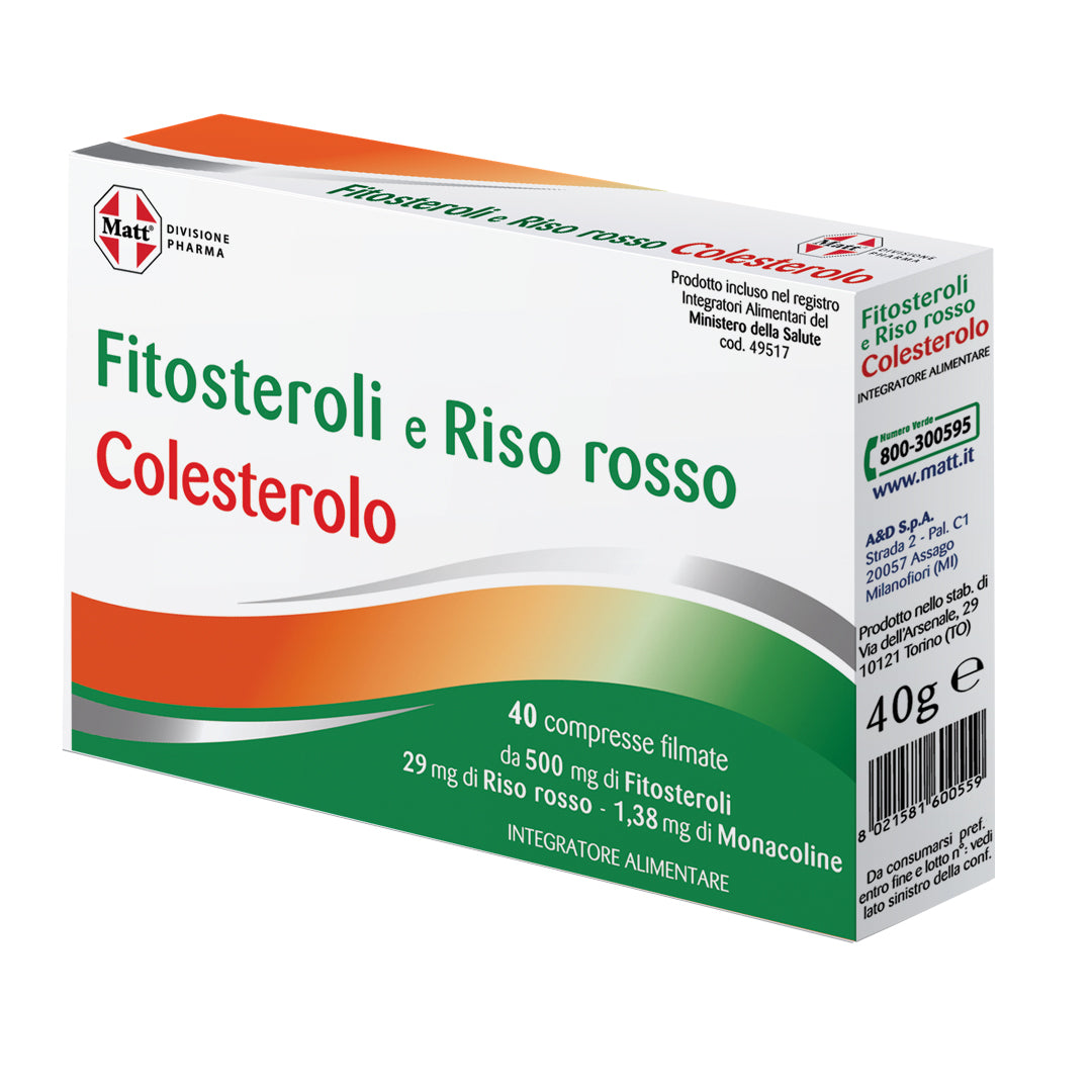 Fitosteroli e Riso rosso