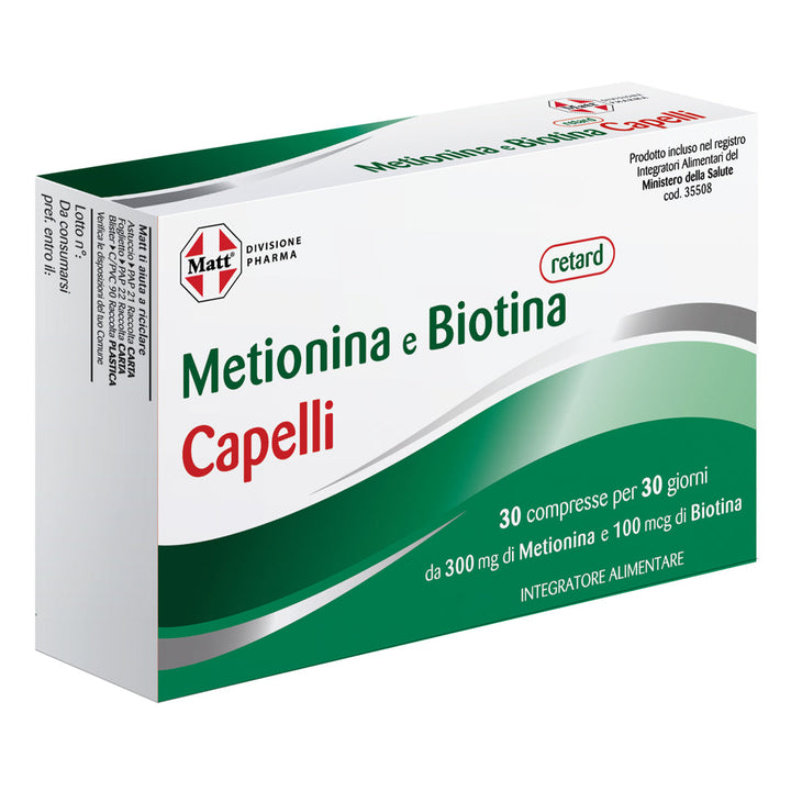 Metionina e Biotina retard Capelli