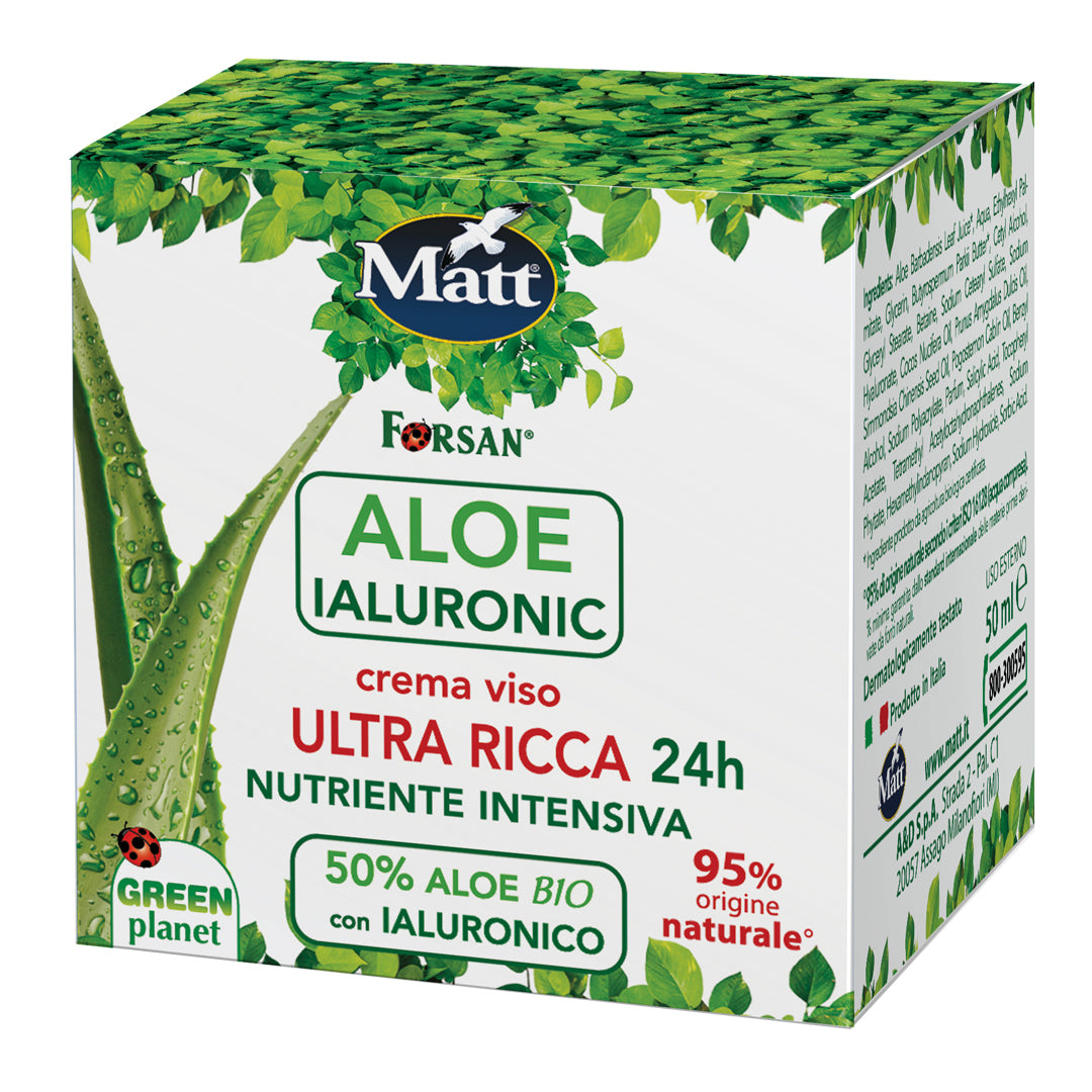 Aloe Ialuronic Crema Viso Ultra Ricca 24h