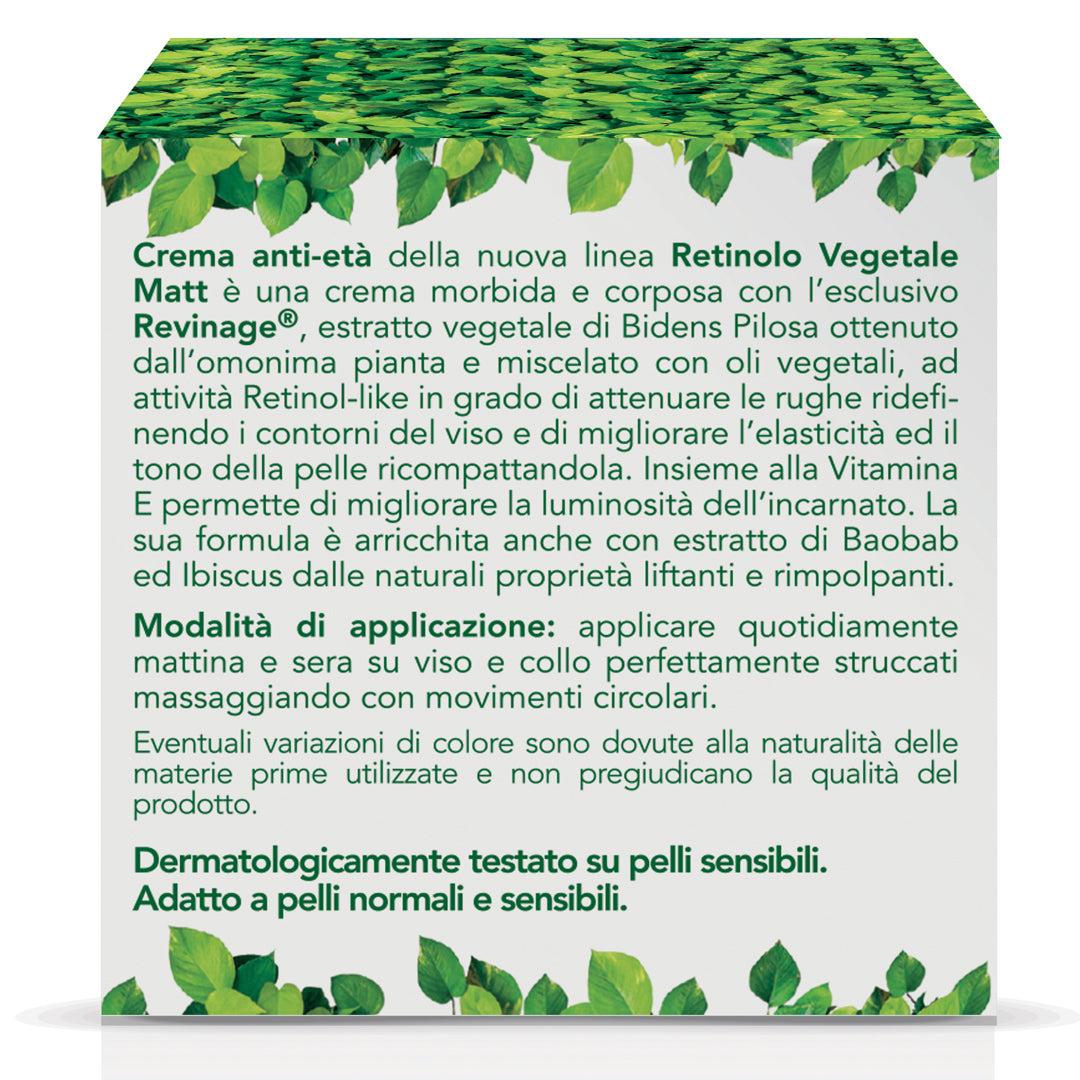 Crema anti-età Retinolo Vegetale