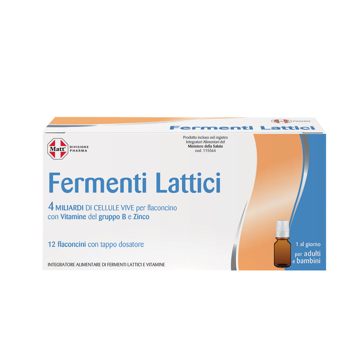 Fermenti Lattici Flaconcini. Fronte