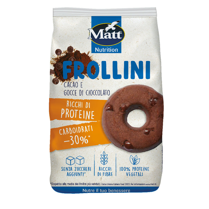 Frollini cacao e gocce di cioccolato