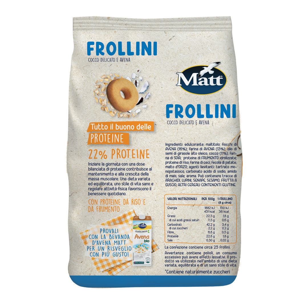 Frollini Cocco delicato e avena