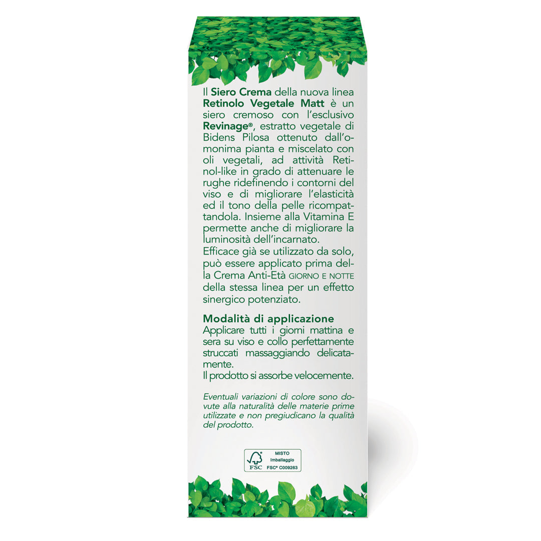 Siero Crema Retinolo Vegetale